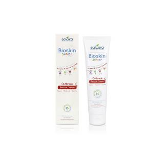 Crema Bioskin Junior reparatoare si calmanta, pt. bebelusi si copii, piele uscata cu eczeme, Salcura, 150 ml