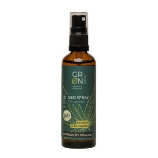 Deo spray energizant Bio Organic Gentlemens cu canepa si hamei 75ml