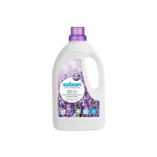 Detergent BIO lichid rufe albe si color lavanda 1,5l Sodasan