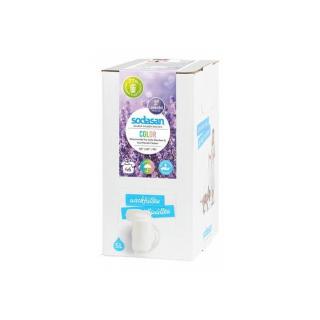 Detergent BIO lichid rufe albe si color lavanda 5l Sodasan