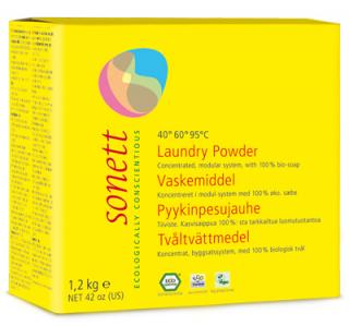 Detergent Ecologic Praf pentru Rufe 1.2Kg Sonett