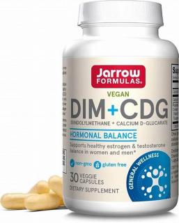 DIM + Calcium D-Glucarate, pentru echilibrarea hormonilor, 30 capsule