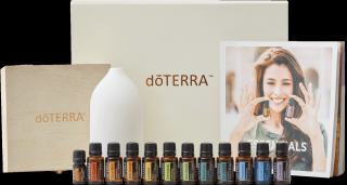 DōTERRA together Kit  (12 uleiuri esentiale + Difuzor + Cutie din lemn + Brosura)