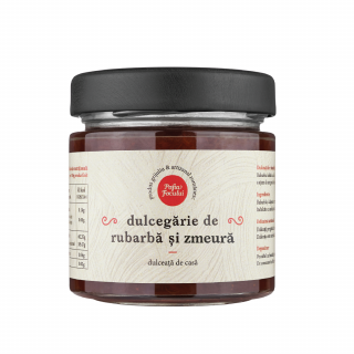 Dulceata de rubarba si zmeura, 260g