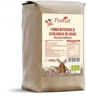 Faina integrala de grau Bio, 1kg