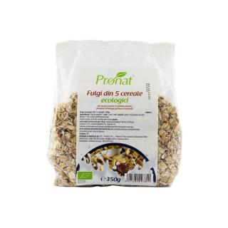 Fulgi din 5 cereale BIO, 350 g