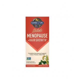 Herbals Menopause + Hair Growth, pentru menopauza si cresterea parului, 30 capsule moi