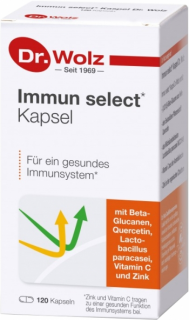 Immun select cu quercitina, lactobacili, vitamina C si zinc Dr. Wolz 120cps