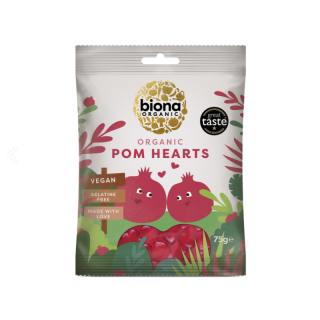 Jeleuri inimioare cu rodie, bio, 75 g