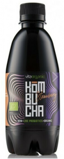 Kombucha cu capsuni, Bio 330 ml