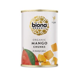 Mango bucati in suc de mango bio 400g Biona