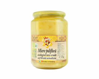 Miere cruda nefiltrata poliflora 1000g