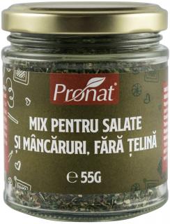 MIX DE CONDIMENTE PENTRU SALATE sI MANCARURI, FARA TELINA, 55g