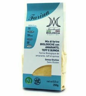 Mix de fainuri fara gluten cu amarant, teff si quinoa eco 250g Marchesato