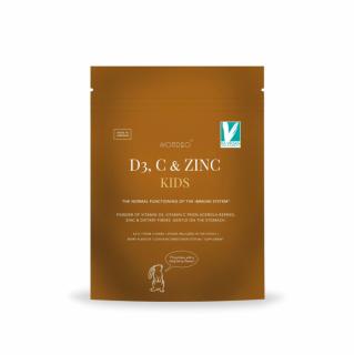 NORDBO - Vitamina D3, C  Zinc, Kids , 53g