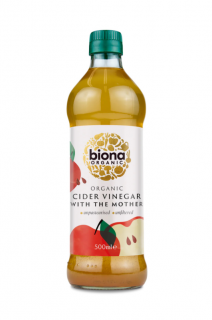 Otet din cidru de mere nefiltrat eco 500ml Biona