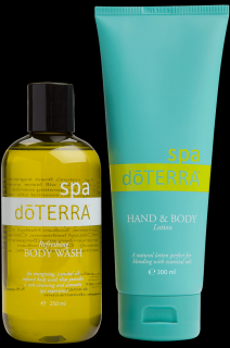 Pachet de baza DōTERRA SPA  (Gel de dus + Lotiune pentru maini si corp)