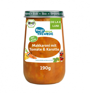 Paste cu morcov si rosii, Bio, 190g