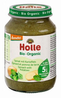 Piure de spanac si cartofi BIO, 190 g