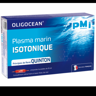 Plasma marina Izotonic Oligocean ,   metoda Quinton, 20 fiole x 15ml, 300ml