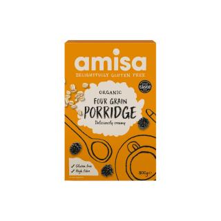 Porridge din 4 cereale (ovaz, mei, amaranth, hrisca) BIO, FARA GLUTEN 300g