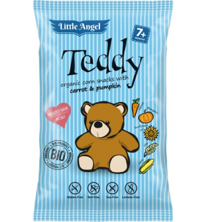 Pufuleti cu dovleac si morcov Teddy, BIO 30g