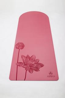 Saltea Yoga Asteya Pink  Round superaderenta din cauciuc natural si PU 1850 x 680 x 4mm