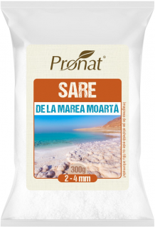 Sare de la marea moarta 2-4 mm, 300 gr