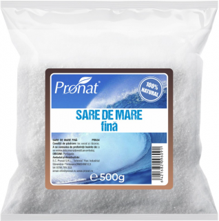 Sare de mare, fina, 500 g