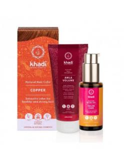 Set ayurvedic pentru vopsire par - Khadi