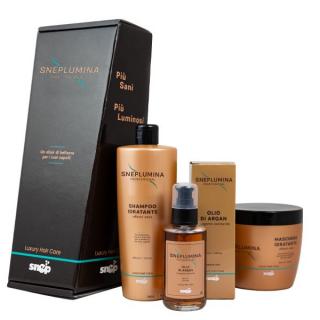 SNEPLUMINA - BOX (sampon, masca si ulei de argan)
