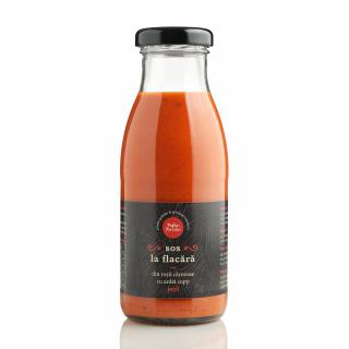 Sos iute de rosii cu ardei copti, 250 g