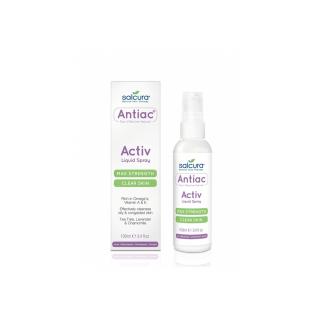 Spray antiac, fata si corp, pt. curatarea pielii congestionate cu vitamina A si E, Salcura 100 ml