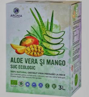 Suc de Aloe Vera si Mango  ecologic 3 litri