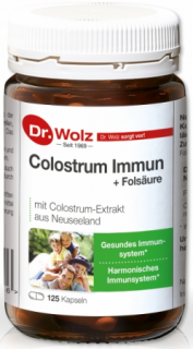 Supliment alimentar Colostrum Immun cu acid folic Dr. Wolz 125cps