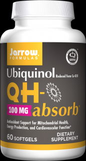 Supliment alimentar Jarrow Formulas Ubiquinol QH-absorb 100 mg, 60 capsule