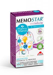 Supliment alimentar pentru memorie si concentrare Memostar Infinit, 60 capsule Dieteticos Intersa