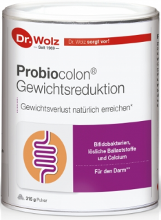 Supliment alimentar Probiocolon cu Glucomannan, calciu si vitamina B Dr. Wolz pulbere 315g