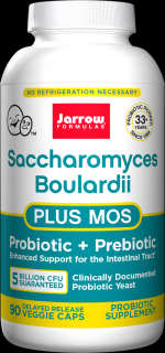 Supliment alimentar Saccharomyces Boulardii + MOS Jarrow Formulas, 90 capsule