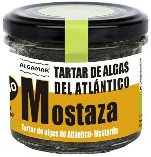 Tartar de alge marine cu mustar bio 100g Algamar