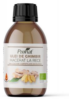 Ulei Bio de ghimbir macerat la rece, 100ml