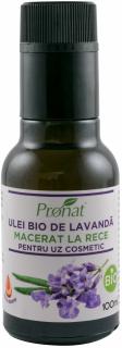 Ulei Bio de lavanda, macerat la rece, 100ml