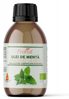 Ulei Bio de menta macerat la rece, 100ml