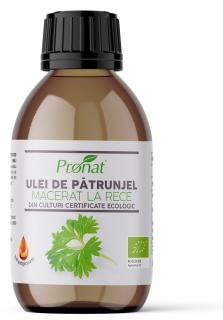 Ulei Bio de patrunjel macerat la rece, 100ml