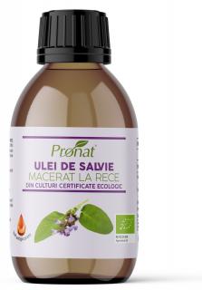 Ulei Bio de salvie macerat la rece, 100ml