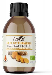 Ulei Bio de turmeric (curcuma) macerat la rece, 100ml