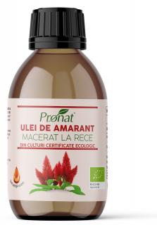 Ulei Bio din seminte de amarant macerat la rece, 100ml