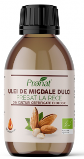 Ulei de migdale dulci presat la rece, BIO  100ml