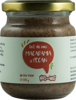 Unt de nuci macadamiapecan raw 200g