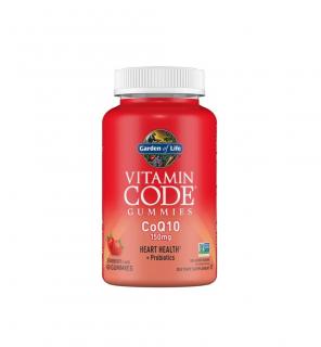 Vitamin Code CoQ10 150mg, 60 jeleuri cu aroma de capsuni